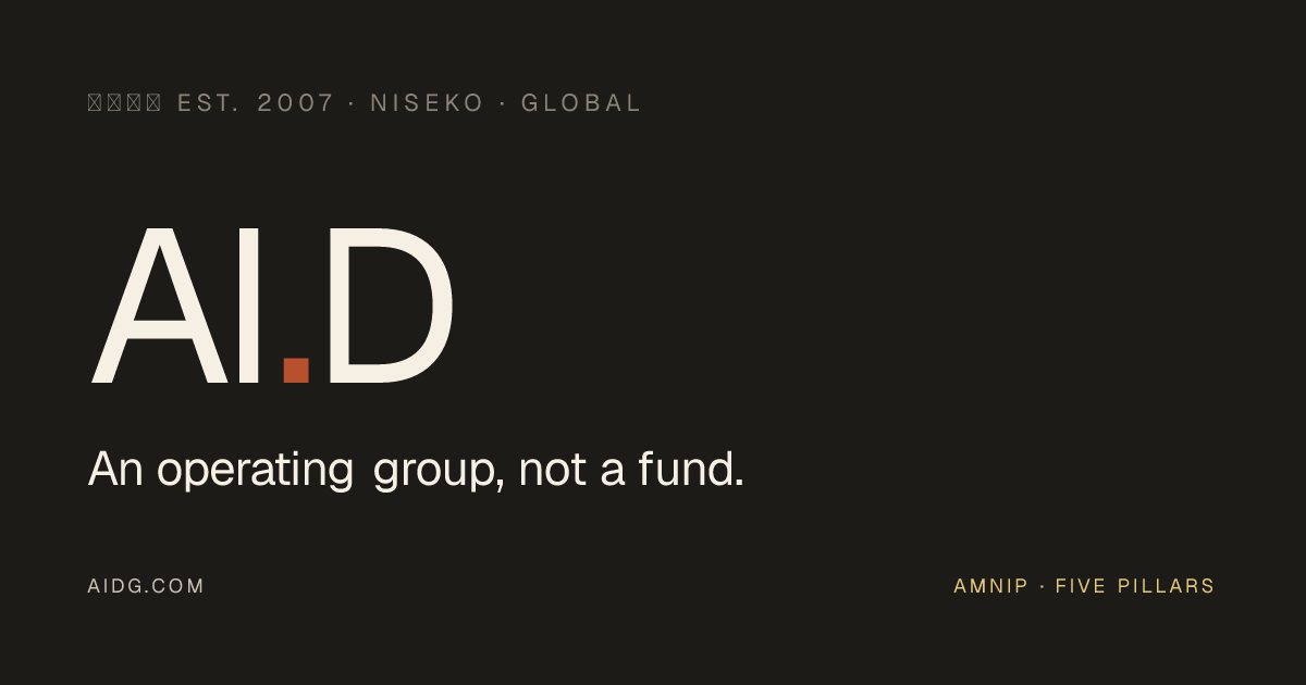 AI.D Group — An operating group, not a fund.